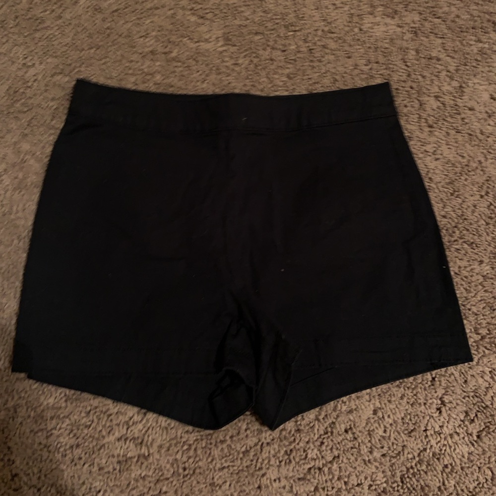 Black high waisted shorts
